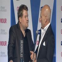 STAGE TUBE: Corden and Stewart Confrontation At Glamour Awards Video