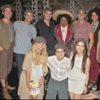 Photo Flash: TEEN BEACH MOVIE Cast Visits NEWSIES!