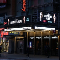 Up on the Marquee: A SOLDIER'S PLAY Photo