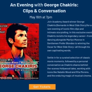 Previews: GEORGE CHAKIRIS CLIPS AND CONVERSATION at Revolution Stage Company Photo