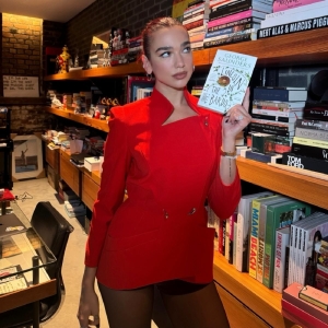 Dua Lipa Reveals October Service95 Book Club Monthly Read Photo