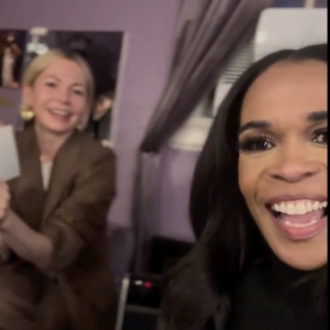 Video: Michelle Williams Joins Michelle Williams Backstage at DEATH BECOMES HER Photo