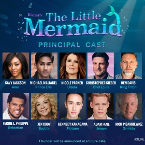 Christopher Sieber, Kennedy Kanagawa, and More Join the Cast of THE LITTLE MERMAID at Photo