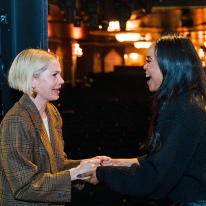 Photos: Michelle Williams Meets Michelle Williams At DEATH BECOMES HER On Broadway Photo