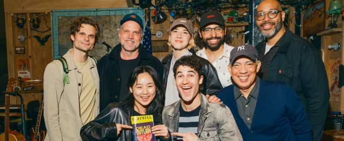Photos: Darren Criss and Helen J. Shen Visit the Cast of Broadway's DEAD OUTLAW