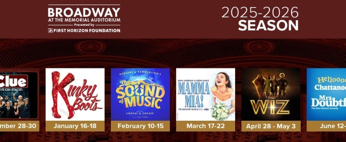 CLUE, THE WIZ, and More Set For Tivoli Theatre Foundation 2025-26 Broadway Season
