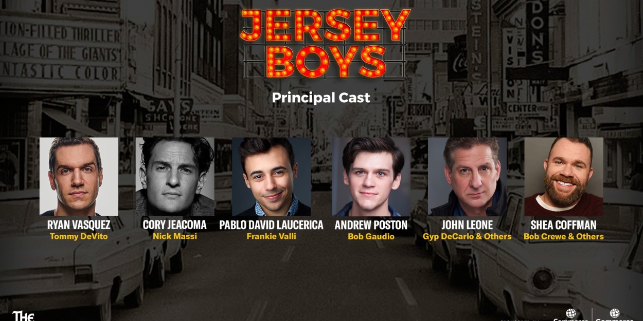 Ryan Vasquez, Pablo David Laucerica, and More Will Lead JERSEY BOYS at the Muny Photo