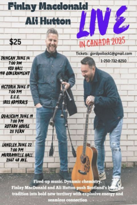 Finlay MacDonald and Ali Hutton , Scottish Folk Duo in Toronto