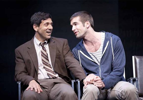 Mickey Marcus (Michael Berresse, left) and Craig Donner (Tom Berklund) Photo