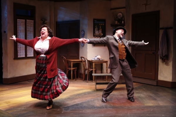 Kathy Fitzgerald (Kathy Carey) and Samuel Cohen (Mikeen Flynn) Photo