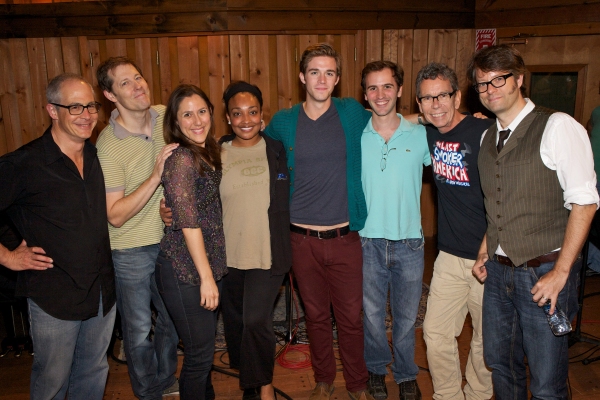 Cast & Creative Team:  Peter Melnick, John Bolton, Farah Alvin, Natalie Venetia Belco Photo