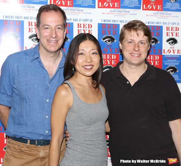 Director Ted Sperling, Co-Choreographer Lainie Sakakura and Composer Sam Davis  Photo