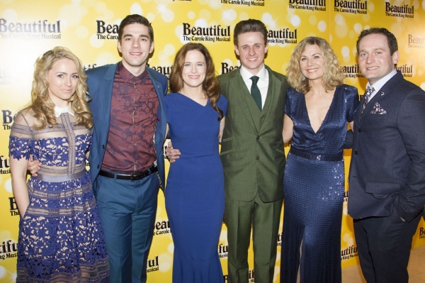 Lorna Want (Cynthia Weil), Ian McIntosh (Barry Mann), Katie Brayben (Carole King), Al Photo