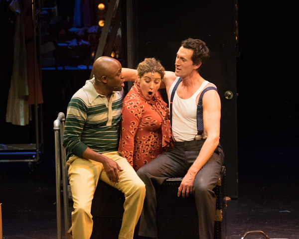 Wayne Brady, Donna Vivino, and Aaron Lazar Photo