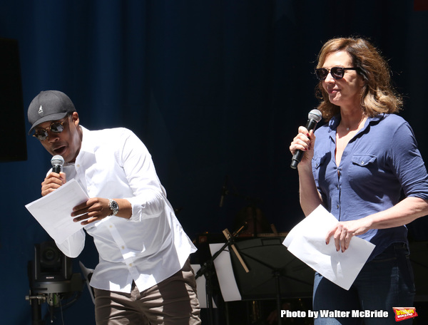 Corey Hawkins and Allison Janney  Photo