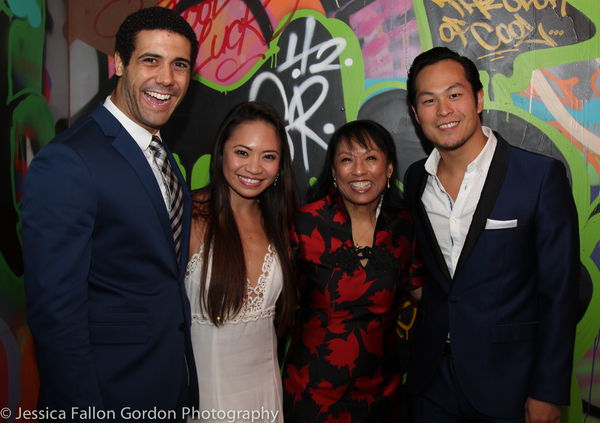 Travis Ward-Osborne, Carol Angeli, Baayork Lee and Paul HeeSang Miller Photo