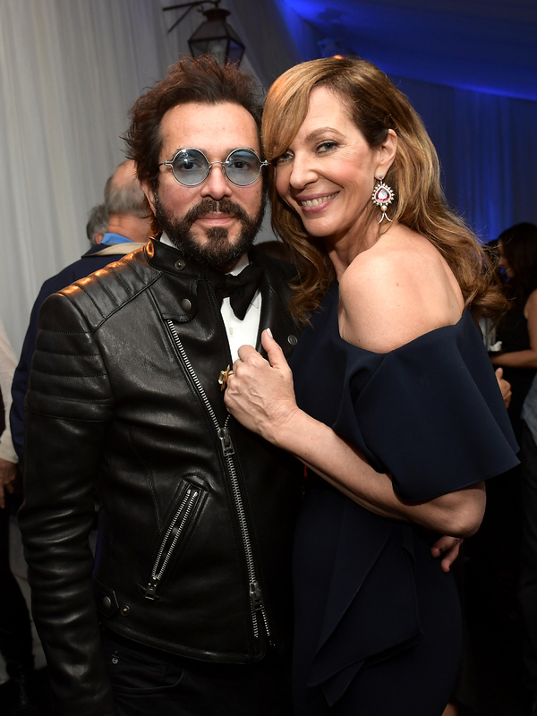 Roger Durling and Allison Janney Photo