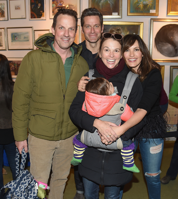 Ted Griffin, Peter Hermann, Sutton Foster and Mariska Hargitay Photo