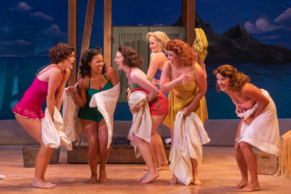 Becky Gulsvig and the cast of South Pacific Photo