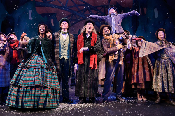 The cast of A.C.T.â€™s celebrated production of the Charles Dickens classic, A C Photo