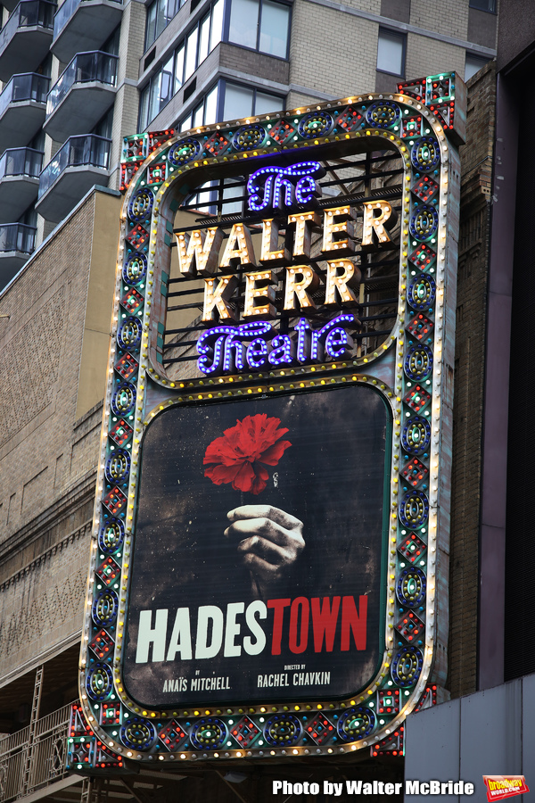Theatre Marquee unveiling for â€œHadestown