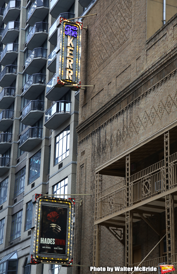 Theatre Marquee unveiling for â€œHadestown