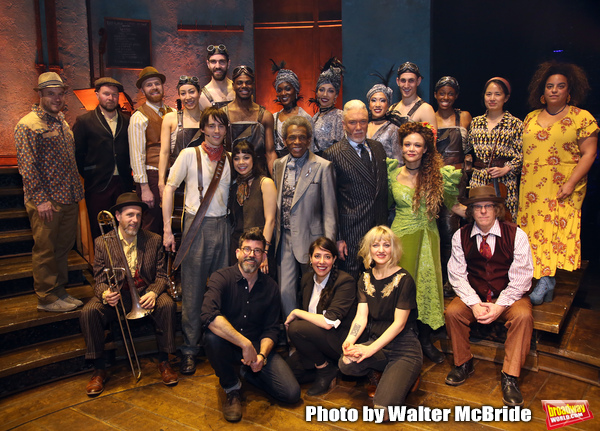 Reeve Carney, Eva Noblezada, Andre de Shields, Patrick Page, Amber Gray, David Neuman Photo