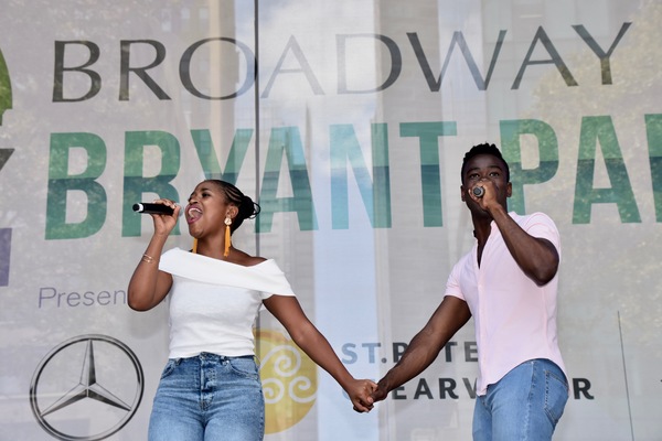 Photo Coverage: Ryann Redmond, Arielle Jacobs, and More Perform at Broadway in Bryant Park  Image