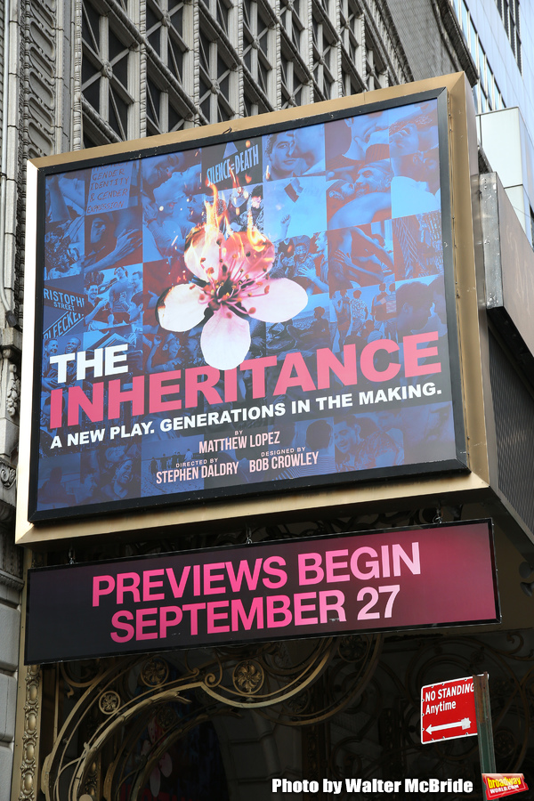 Theatre Marquee unveiling for Broadway's production of the Matthew Lopez play 