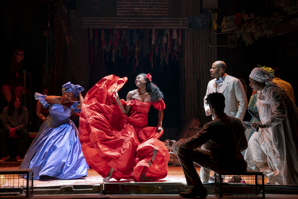 The Company of the North American Tour of ONCE ON THIS ISLAND. Photo by Joan Marcus.  Photo