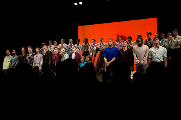 Matthew Lopez and the cast of THE INHERITANCE Photo