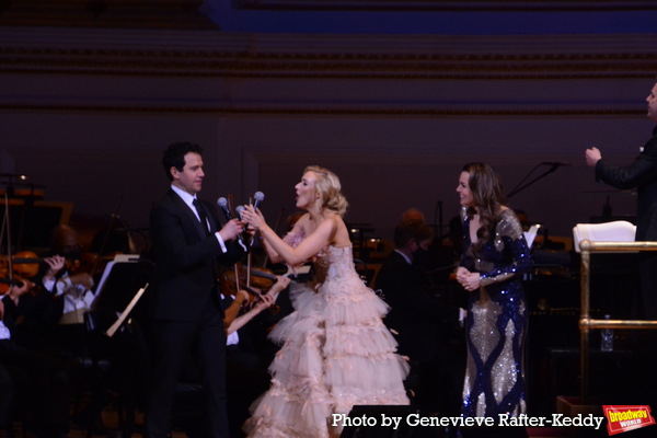Santino Fontana, Betsy Wolfe and Samantha Barks Photo