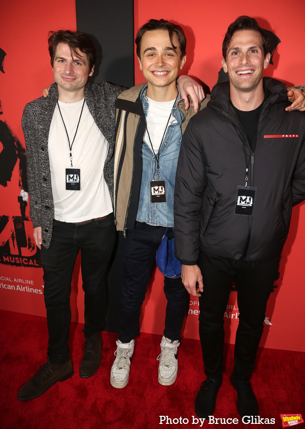Gil Freston, Ben Ahlers and Eli Bronfman Photo