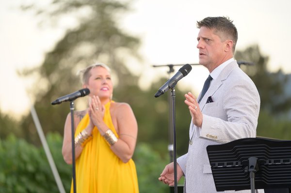 Christopher Sieber and Natalie Joy Johnson Photo