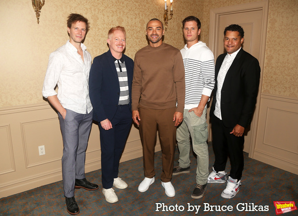 Bill Heck, Jesse Tyler Ferguson, Jesse Williams, Michael Oberholtzer and Brandon J. D Photo