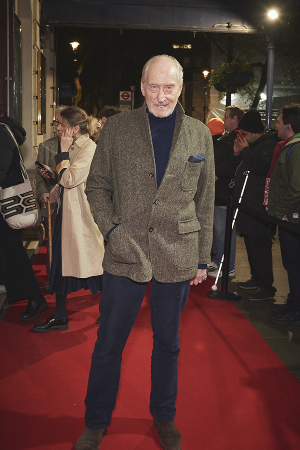 Charles Dance attending the opening night of Orlando at the Garrick Theatre, London.  Photo