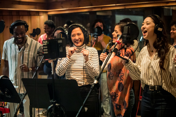 Photos: See Phillipa Soo, Andrew Burnap, Jordan Donica & More Recording the CAMELOT Cast Album  Image