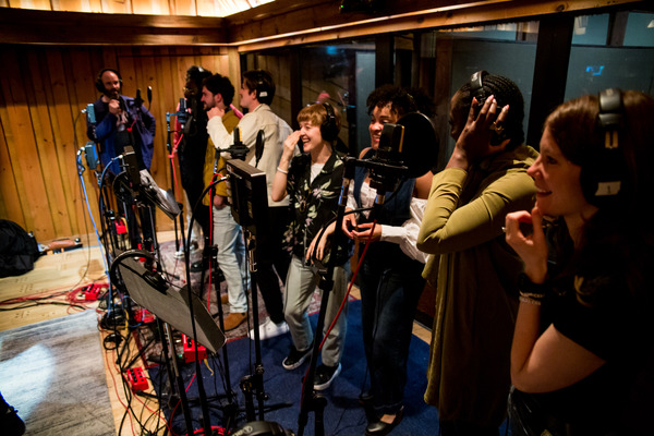 Photos: See Phillipa Soo, Andrew Burnap, Jordan Donica & More Recording the CAMELOT Cast Album  Image