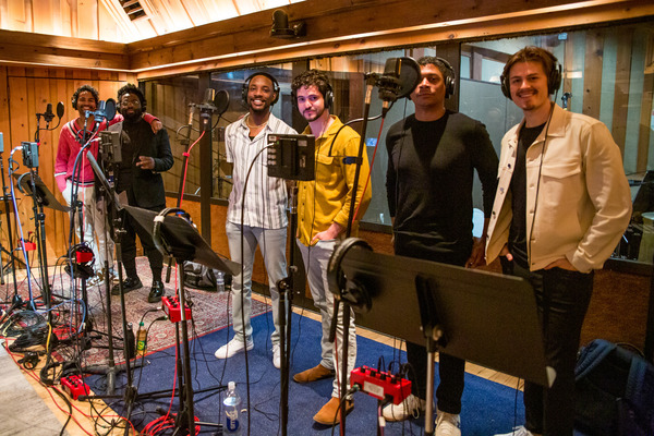 Photos: See Phillipa Soo, Andrew Burnap, Jordan Donica & More Recording the CAMELOT Cast Album  Image