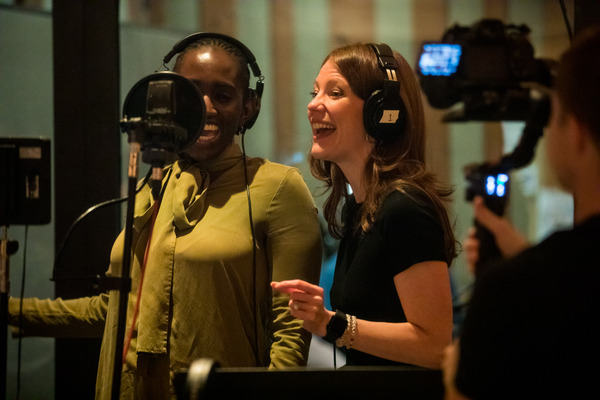 Photos: See Phillipa Soo, Andrew Burnap, Jordan Donica & More Recording the CAMELOT Cast Album  Image