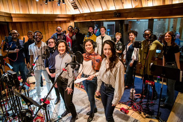 Photos: See Phillipa Soo, Andrew Burnap, Jordan Donica & More Recording the CAMELOT Cast Album  Image