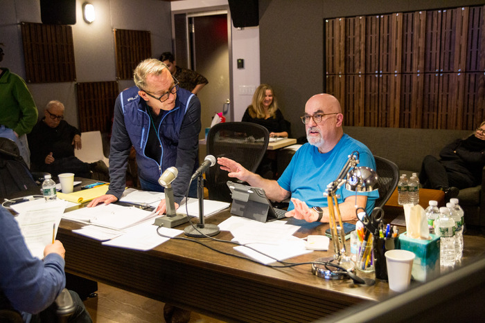 Writer Michael John LaChiusa and orchestrator Michael Starobin Photo