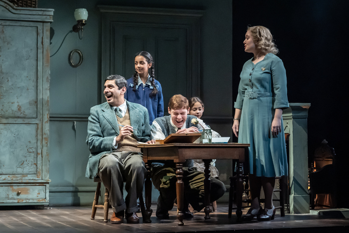 Dharmesh Patel (Kenneth), Ariella Elkins-Green (Flouncy), Billy Howle (Nicholas), Isl Photo