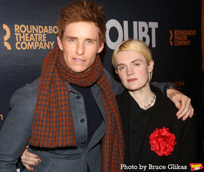 Photos: Eddie Redmayne, Gayle Rankin, and More Arrive at Opening Night of DOUBT  Image