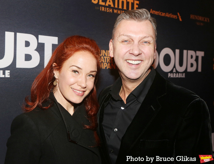 Photos: Eddie Redmayne, Gayle Rankin, and More Arrive at Opening Night of DOUBT  Image