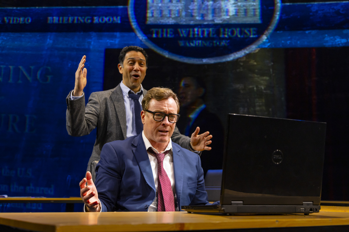 Sanjit De Silva and Toby Stephens Photo