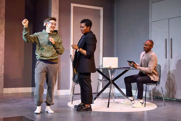 Andrew Keenan-Bolger, Brittany Bellizeare and Borris Anthony York  Photo