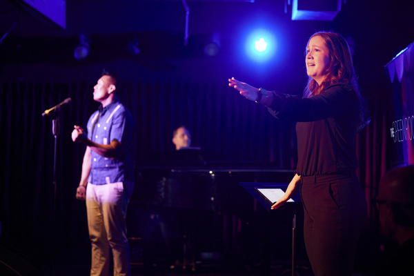 Albert Guerzon with Hailey Sweeney (Flamingo Interpreting) Photo
