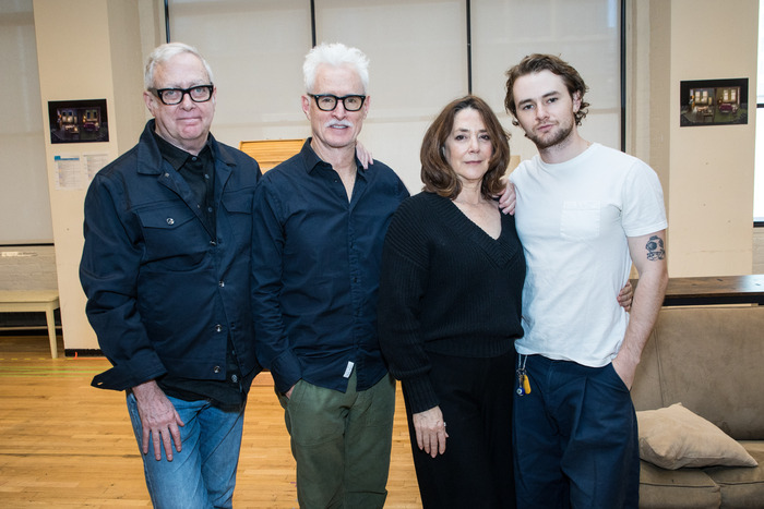 Scott Wittman, John Slattery, Talia Balsam, and Harry Slattery Photo