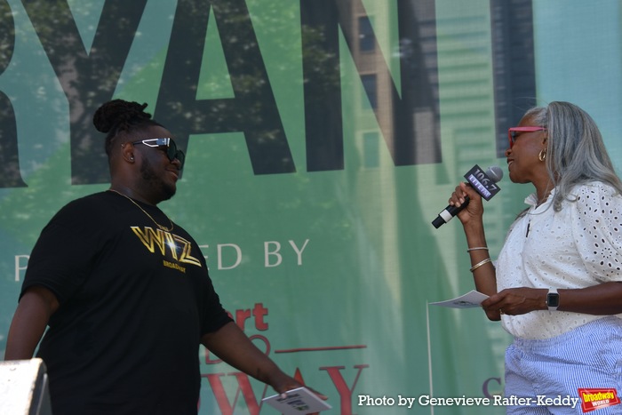 106.7 Lite FM's Helen Little is joined by Co Host Kyle Ramar Freeman Photo